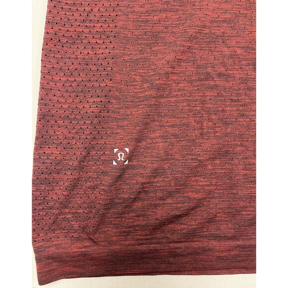 Lululemon (L) Metal Vent Tech Long Sleeve Shirt Active Gym Training Red Workout - Picture 13 of 13
